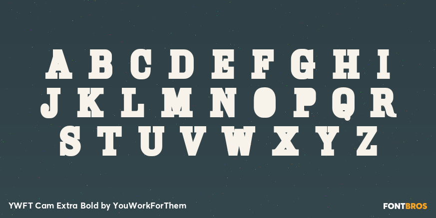 YWFT Cam Extra Bold Font Poster #1