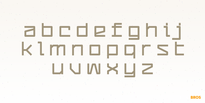 YWFT Service Ultra Bold Font Poster #1