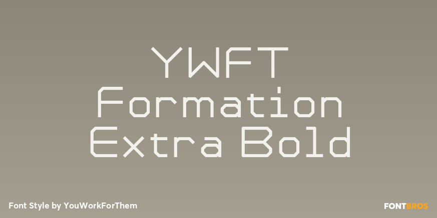 YWFT Formation Extra Bold Poster