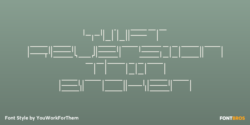 YWFT Reversion Thin Broken Poster