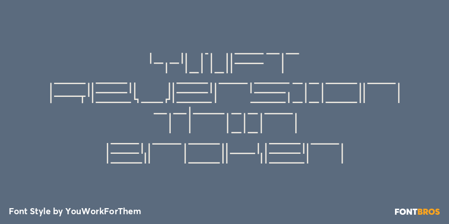 YWFT Reversion Thin Broken Poster