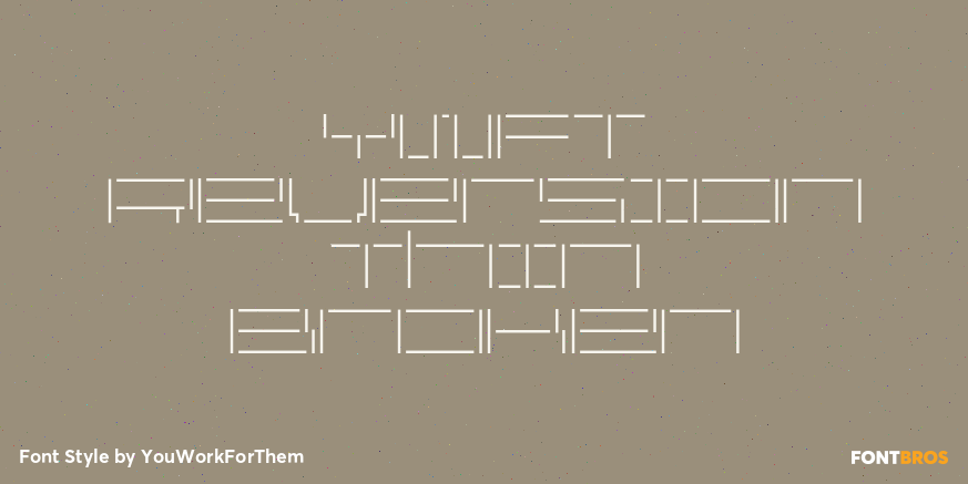 YWFT Reversion Thin Broken Poster