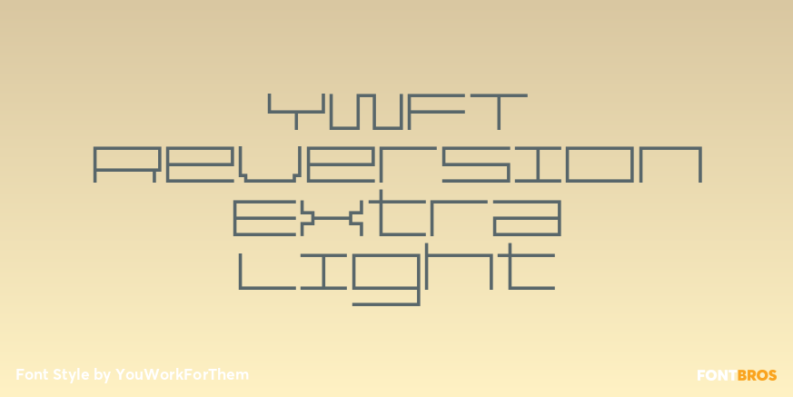 YWFT Reversion Extra Light Poster