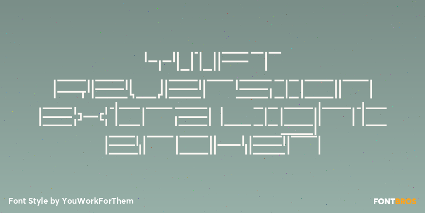 YWFT Reversion Extra Light Broken Poster