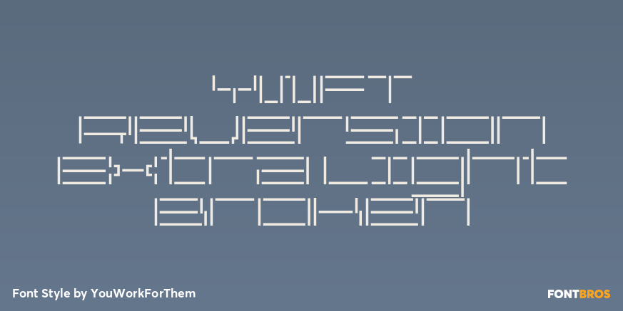 YWFT Reversion Extra Light Broken Poster