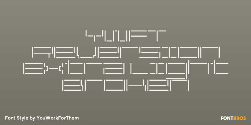 YWFT Reversion Extra Light Broken Poster