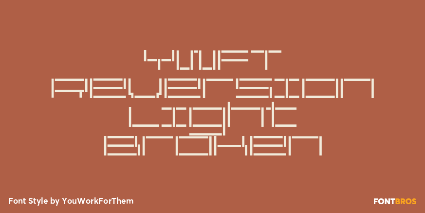 YWFT Reversion Light Broken Poster