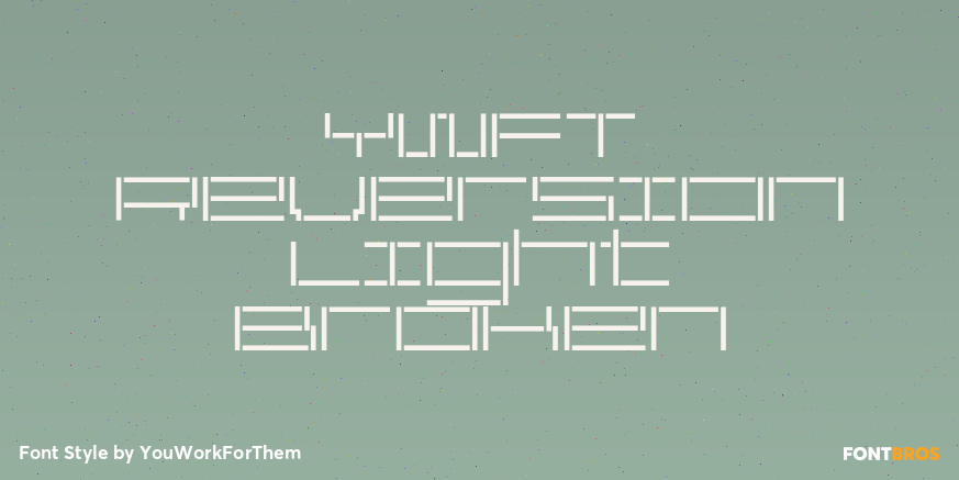 YWFT Reversion Light Broken Poster