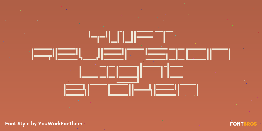 YWFT Reversion Light Broken Poster