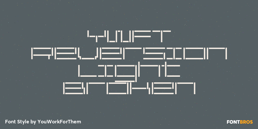 YWFT Reversion Light Broken Poster