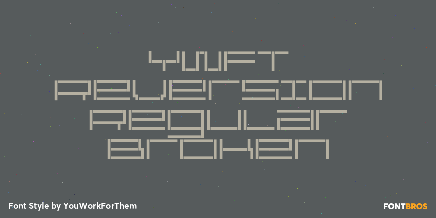 YWFT Reversion Regular Broken Poster