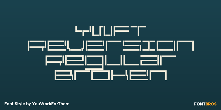 YWFT Reversion Regular Broken Poster