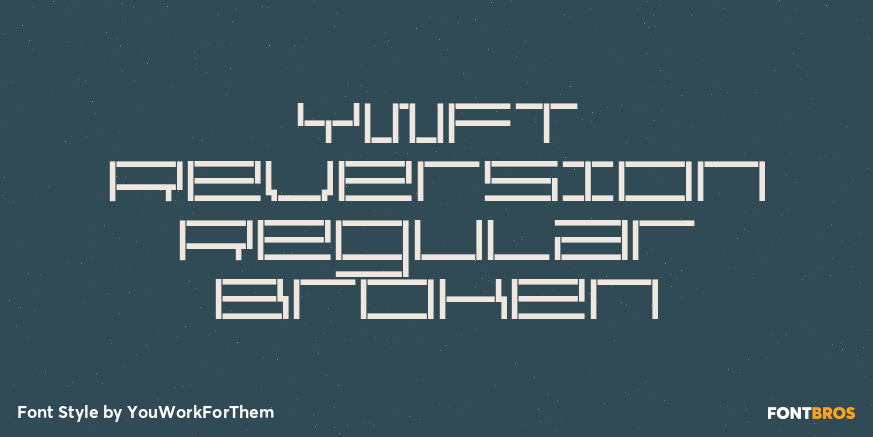 YWFT Reversion Regular Broken Poster