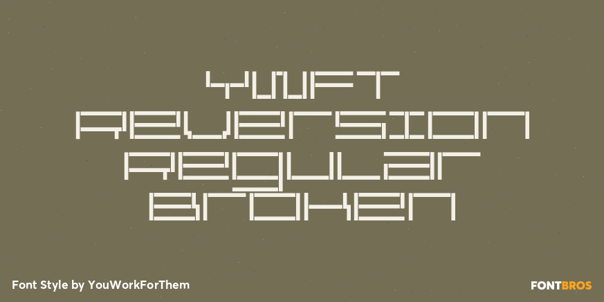 YWFT Reversion Regular Broken Poster