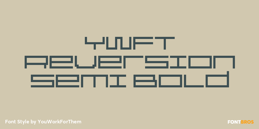 YWFT Reversion Semi Bold Poster