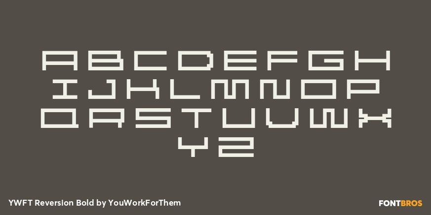 YWFT Reversion Bold Font Poster #2