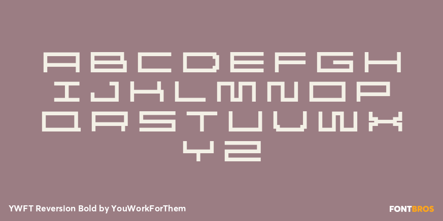 YWFT Reversion Bold Font Poster #1