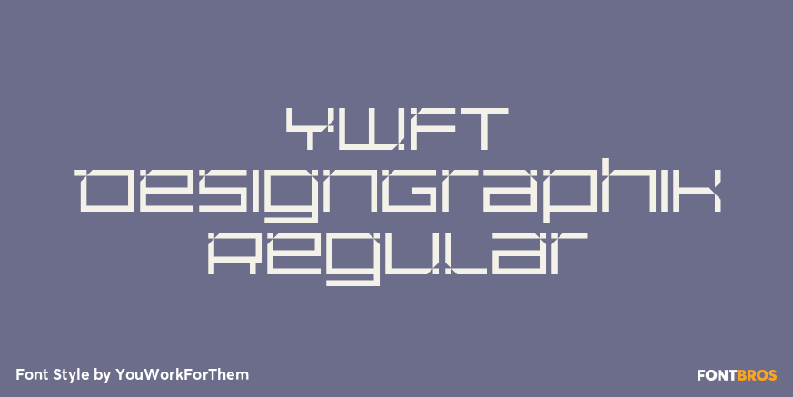YWFT DesignGraphik Regular Poster