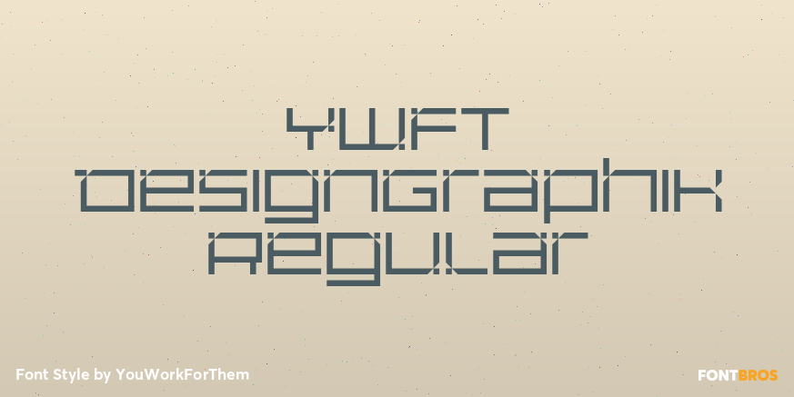 YWFT DesignGraphik Regular Poster