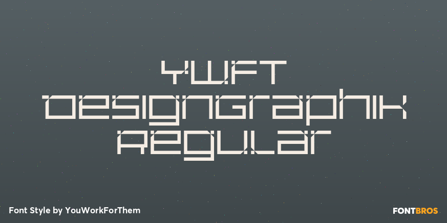 YWFT DesignGraphik Regular Poster