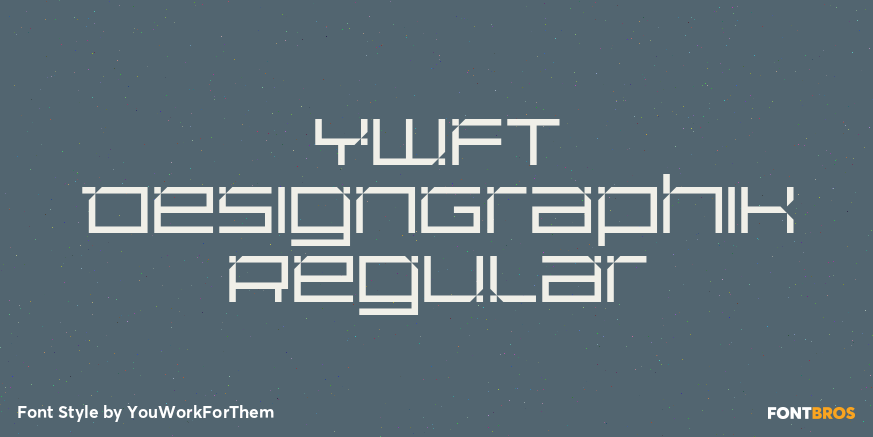YWFT DesignGraphik Regular Poster