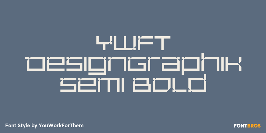 YWFT DesignGraphik Semi Bold Poster