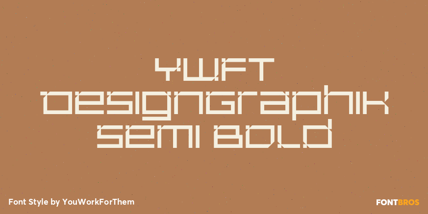 YWFT DesignGraphik Semi Bold Poster