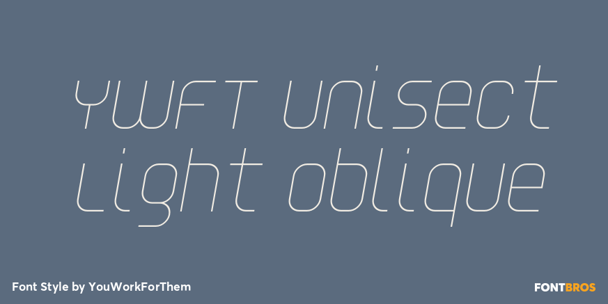 YWFT Unisect Light Oblique Poster