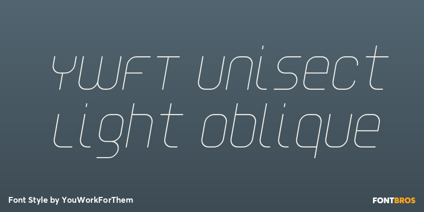 YWFT Unisect Light Oblique Poster