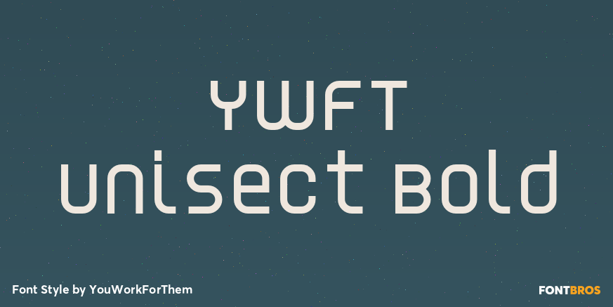 YWFT Unisect Bold Poster