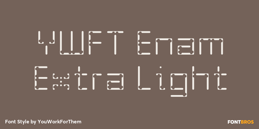 YWFT Enam Extra Light Poster