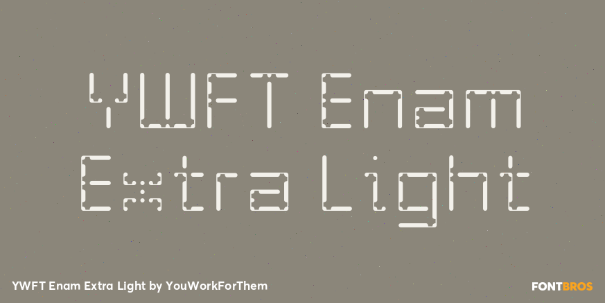 YWFT Enam Extra Light Poster