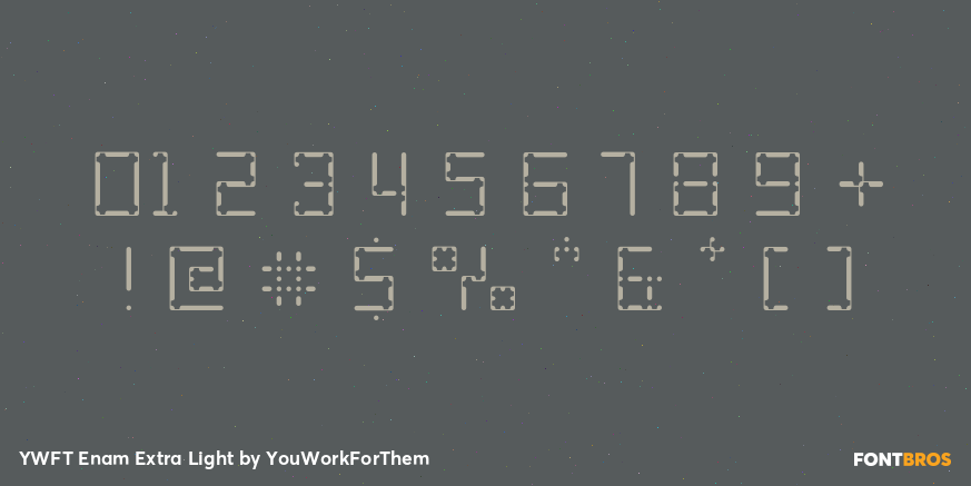 YWFT Enam Extra Light Font Poster #4