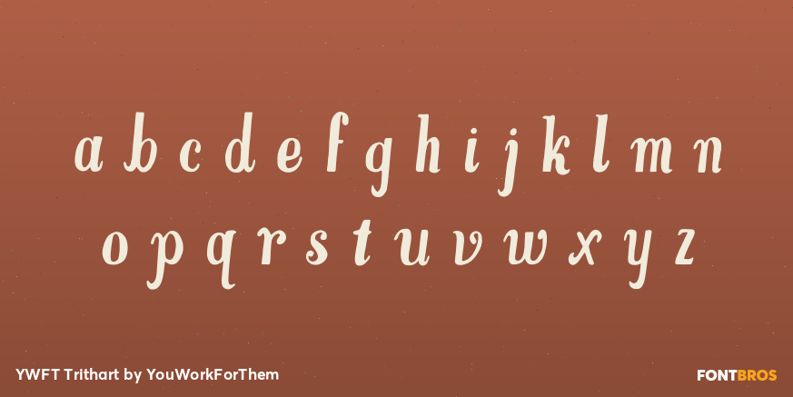 YWFT Trithart Font Poster #1