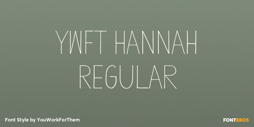 YWFT Hannah Regular Poster