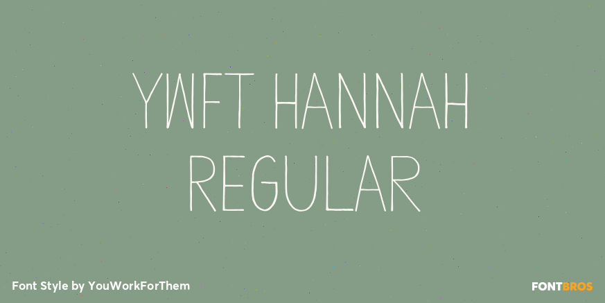 YWFT Hannah Regular Poster
