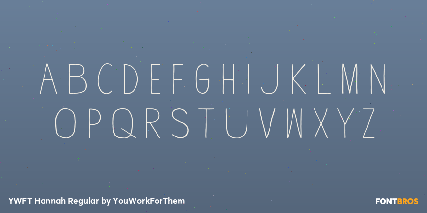 YWFT Hannah Regular Font Poster #2