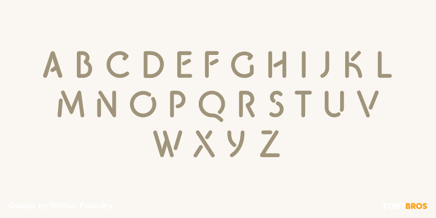 Gelato Font Poster #1