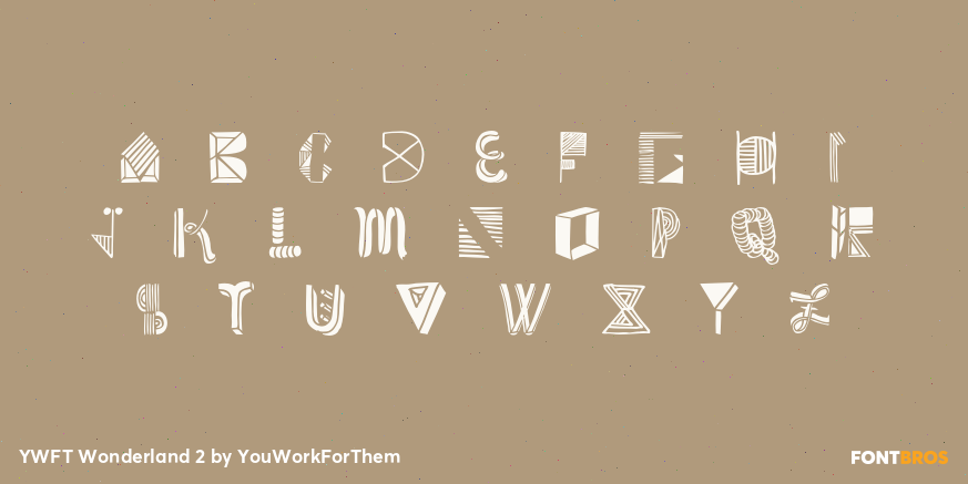 YWFT Wonderland 2 Font Poster #2