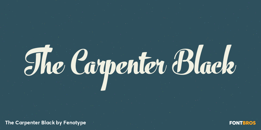 The Carpenter Black Poster