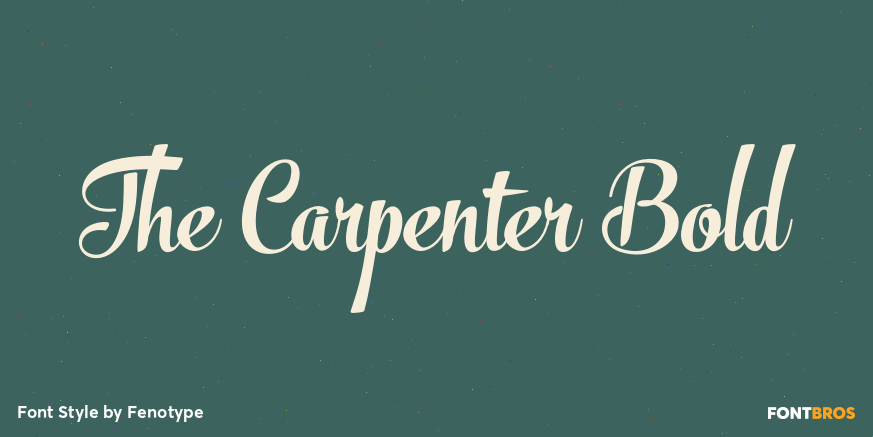 The Carpenter Bold Poster