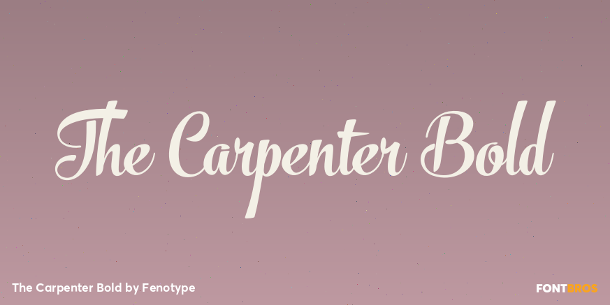 The Carpenter Bold Poster