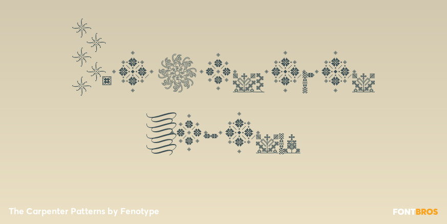 The Carpenter Patterns Poster