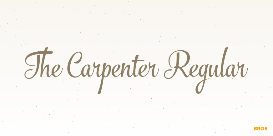 The Carpenter Regular Poster