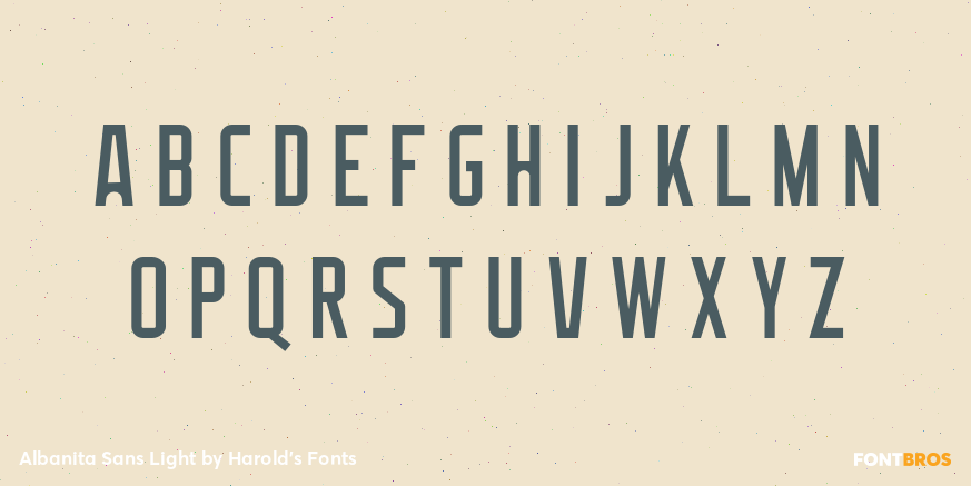 Albanita Sans Light Font Poster #2