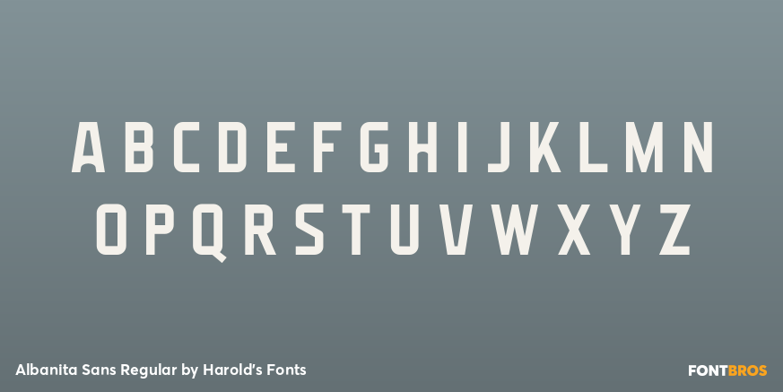 Albanita Sans Regular Font Poster #2