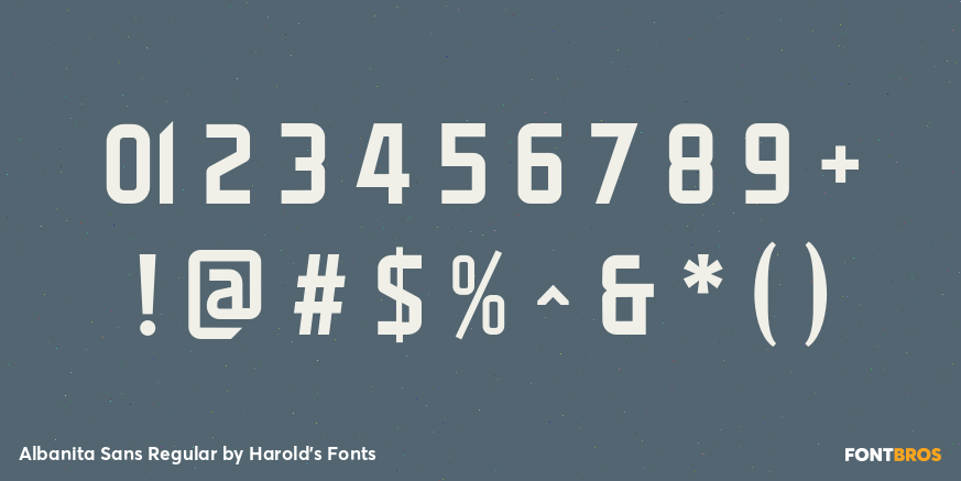 Albanita Sans Regular Font Poster #4