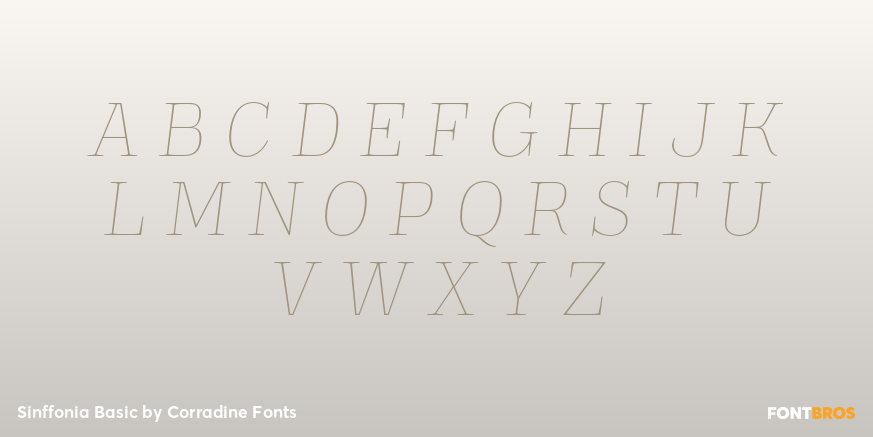Sinffonia Basic Font Poster #1