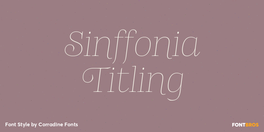 Sinffonia Titling Poster