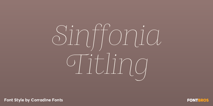 Sinffonia Titling Poster